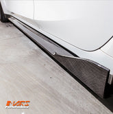 M Performance Style Dry Carbon Fibre Replacement Side Skirts for BMW G80 M3 Bodykit